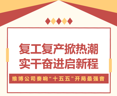 復(fù)工復(fù)產(chǎn)掀熱潮 實干奮進(jìn)啟新程 —— 維博公司奏響 “十五五” 開局最強音